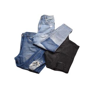No Boundaries Mom Jean Bundle 3 Pairs Denim High Rise Trendy Tik Tok Size 15